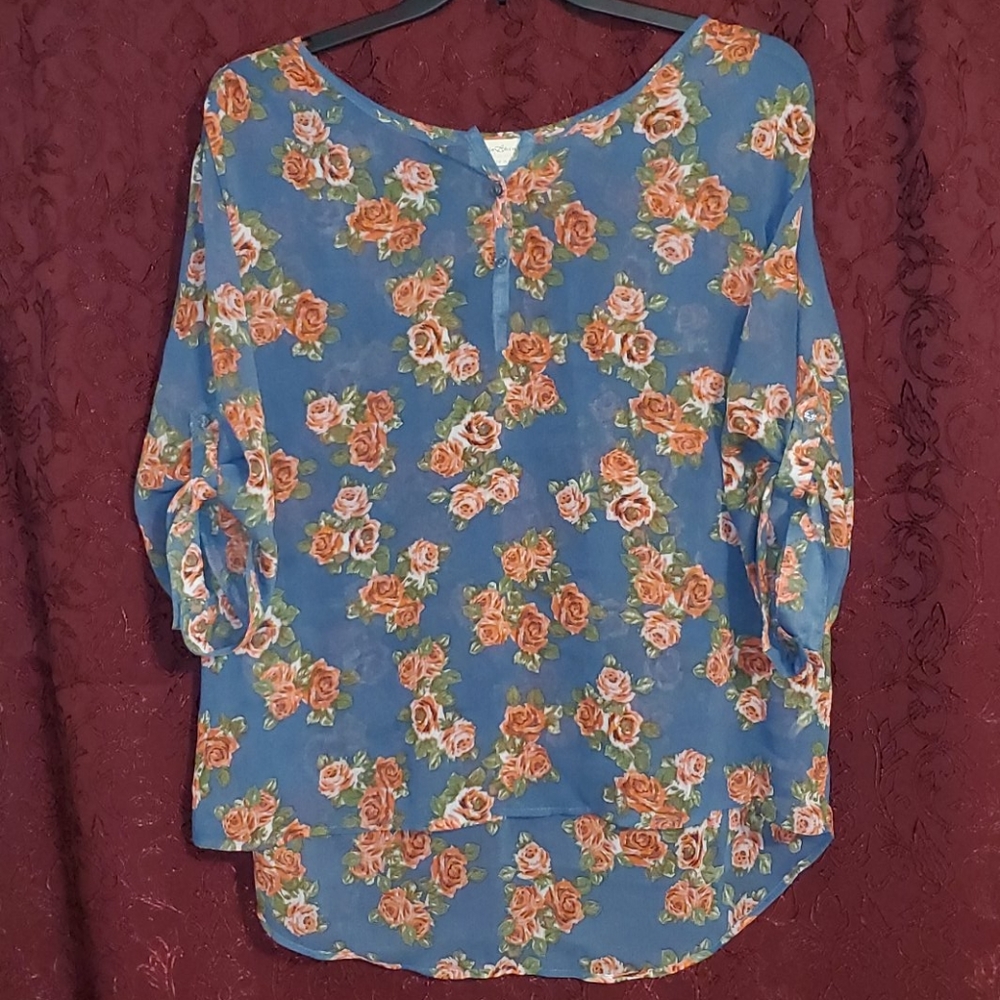 Bobbie Brooks sheer top